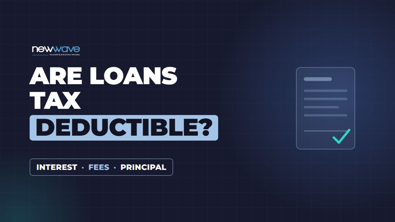 Are business loans tax deductible: interest, fees and principal