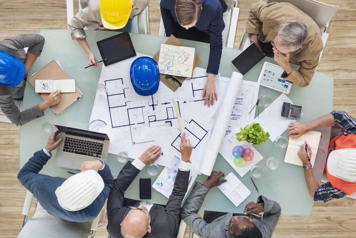 Architects And Engineers Planning On A New Project